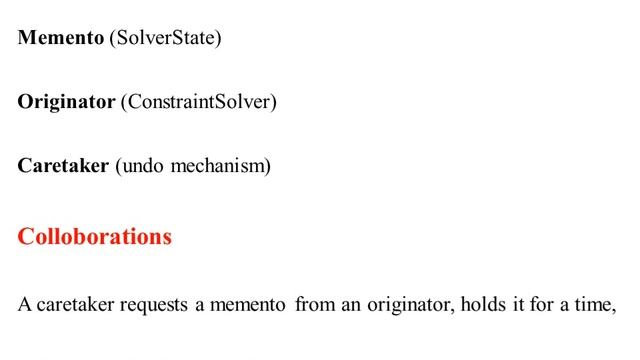 MEMENTO PATTERN смотреть онлайн