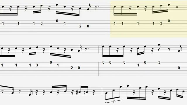 Super Mario Bros. theme GUITAR TAB смотреть онлайн
