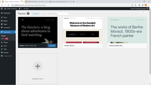 How to Activate Customizer in Block Themes | Enable Customizer in WordPress Block Based Themes смотреть онлайн