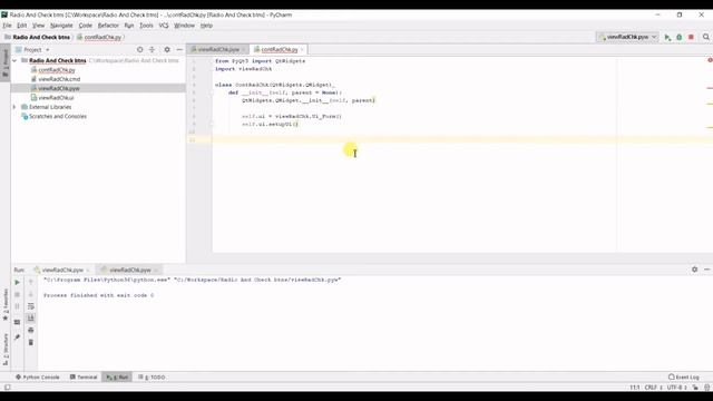 PyQt Radio, Check and Spin buttons смотреть онлайн