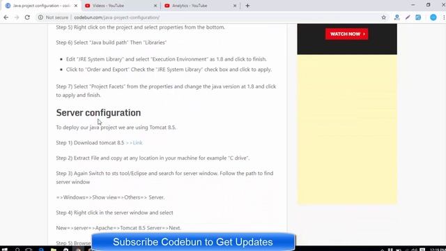 Java web project configuration 3 Import maven project in Eclipse/STS смотреть онлайн