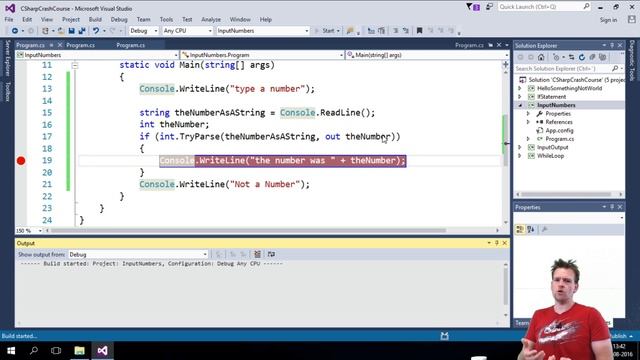 Convert a String to a Number using the TryParse method смотреть онлайн