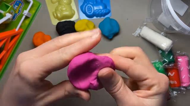 Учим цвета.Распаковка пластилина. 12 цветов. Видео Для малышей.We learn colors.Unpacking plasticine смотреть онлайн
