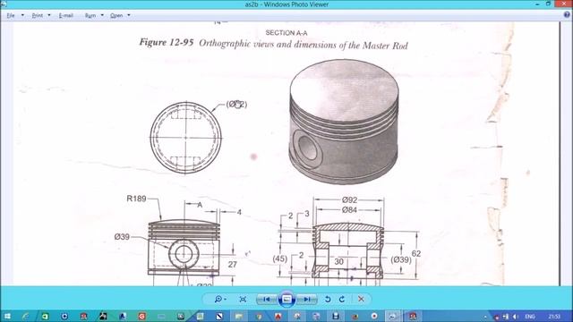MODELING OF PISTON ON SOLIDWORKS. смотреть онлайн