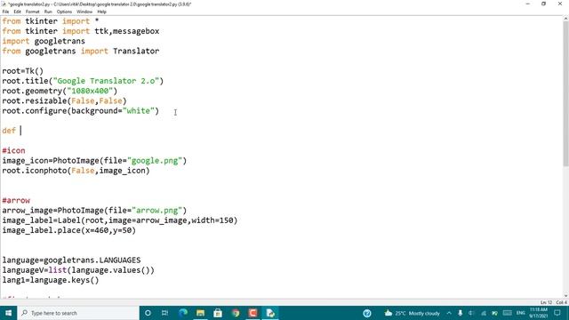 how to create translator using python | python tkinter project 2.0 смотреть онлайн