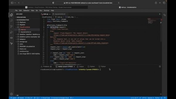 Hands On Google Cloud Function - Python