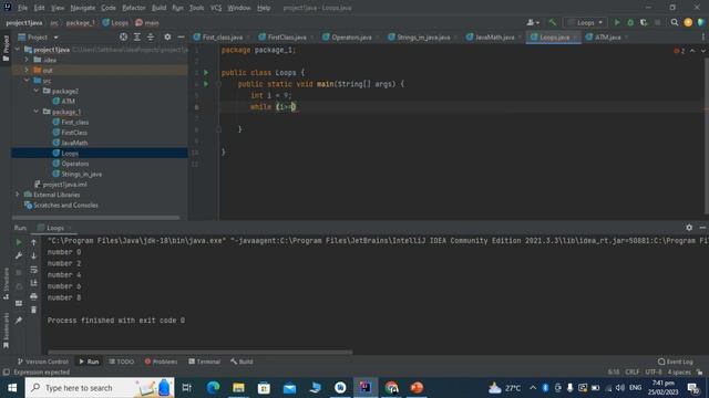 Java For, While and Do While loops смотреть онлайн
