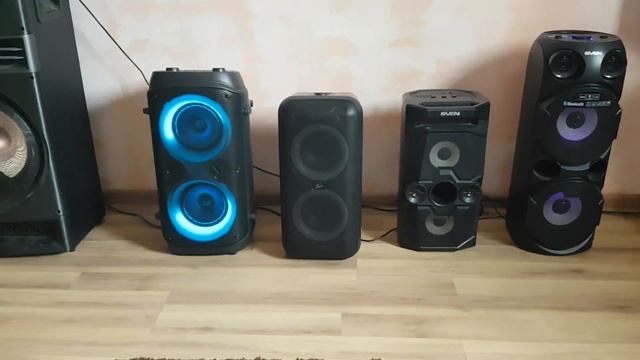 Sven 800/750/650 vs Fiero Emotion,Dexp2000 Большая заруба! Разрыватели JBL paty box и Sony смотреть онлайн