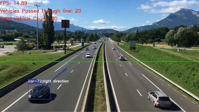 Vehicle Tracking using yolov3 and Deep SORT algorithm. смотреть онлайн