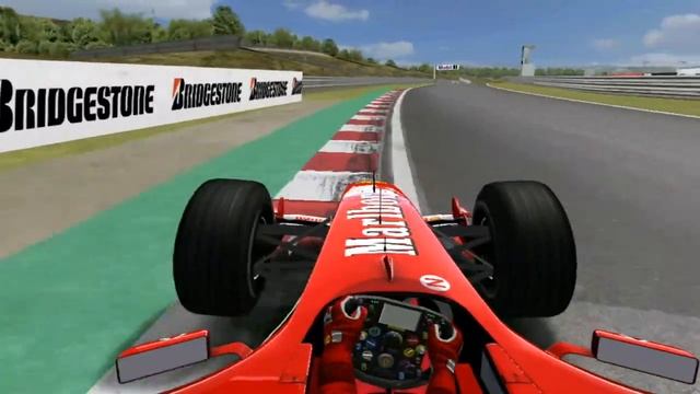 [rFactor] F1 2004 Michael Schumacher onboard Hungaroring смотреть онлайн