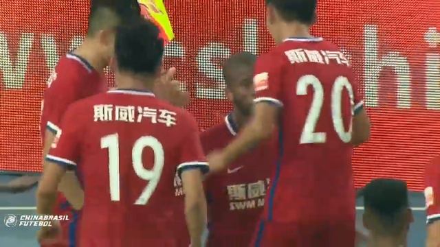 2° Gol Alan Kardec - Chongqing Lifan x Tianjin TEDA - 13a Rodada da Super Liga da China 2018 смотреть онлайн