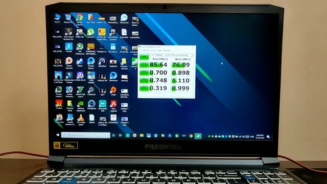 Read & Write Speed Test of SSD & HDD of Acer Predator Helios 300 2019 смотреть онлайн