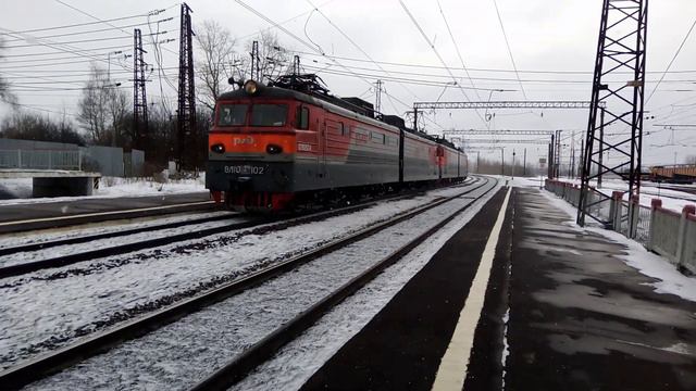 "Тифон" ВЛ10У-102 + ВЛ11М-349 станция Воскресенск смотреть онлайн