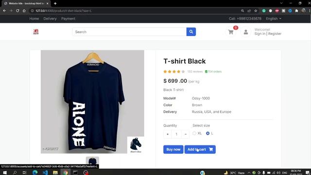 Cart functionality django ecommerce | Advance Django Ecommerce смотреть онлайн