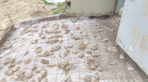 Стяжка перед гаражом своими руками