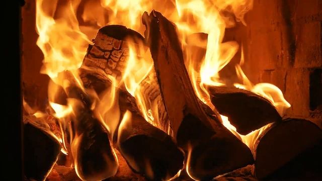 Огонь в камине . Для расслабления. Для медитации. Для снятия стресса. Для сна - Камин 4K HD смотреть онлайн