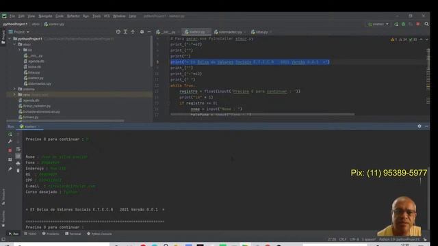 Curso de programador em PYTHON com Banco de dados SQLiteStudio смотреть онлайн