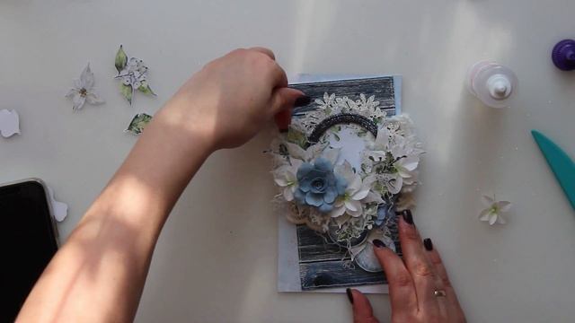 TUTORIAL Christmas card/ Мастер-класс Новогодняя открытка смотреть онлайн