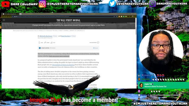 Dane Calloway: Are Black Americans Slave Descendants? Asked The U.S. Census смотреть онлайн