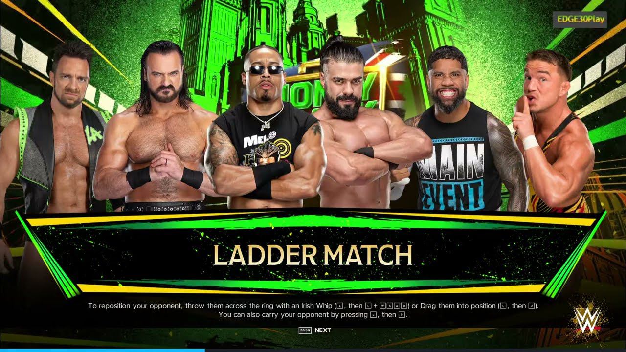 WWE2K24 Jey Uso vs Carmelo Hayes vs Andrade vs Chad Gable vs LA Knight vs Drew McIntyre смотреть онлайн