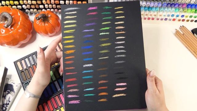Обзор на сухую пастель от Faber Castell Creative Studio [мастер-класс «Рисуем тыкву»] смотреть онлайн