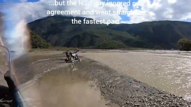 Up the Andes on a Honda CRF 300 Rally part 23 - river crossing on ruta 25 смотреть онлайн