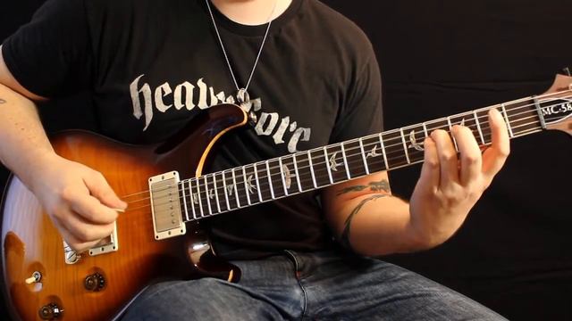 PRS McCarty 58 Tobacco Burst Playthrough смотреть онлайн