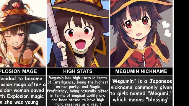 FACTS ABOUT MEGUMIN YOU MIGHT NOT KNOW смотреть онлайн