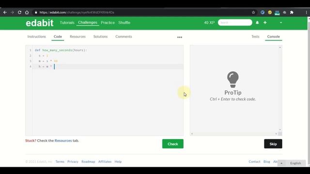 Convert Hours into Seconds | Python | Edabit | Challange Beginners смотреть онлайн