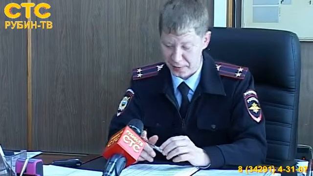 Рубрика "Интервью" - начальник полиции отдела "Осинский" А. В. Кирьянов, август 2015 смотреть онлайн