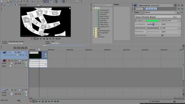 Туториал-как убрать задний фон у футажа в Sony Vegas Pro 11 смотреть онлайн