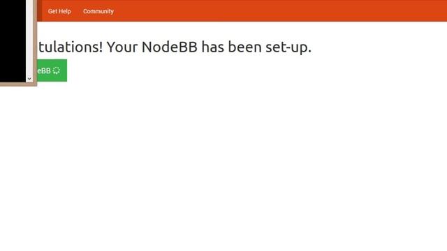 NodeBB Web Installer смотреть онлайн