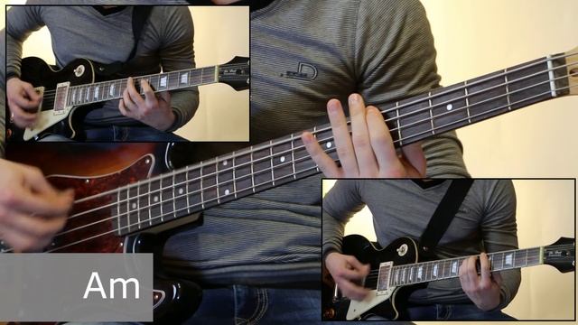 Как играть на бас гитаре Утопленник - Король и шут ( видеоурок Guitar riffs) + табы смотреть онлайн