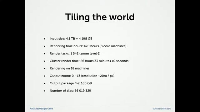 Rendering raster map tiles with GDAL on a computer cluster смотреть онлайн