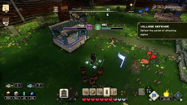 Minecraft Legends: Impresiones y Gameplay смотреть онлайн