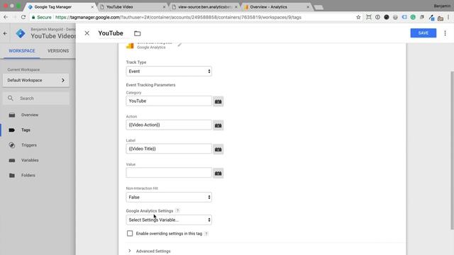 Tutorial // Tracking YouTube Videos with Google Tag Manager and Google Analytics смотреть онлайн