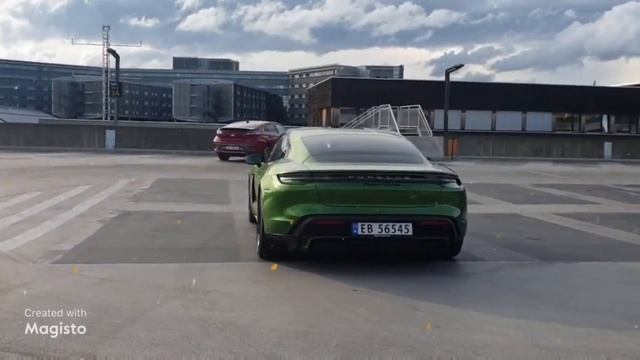 Porsche Taycan || Electric car & bike Norway Sweden Denmark EV смотреть онлайн