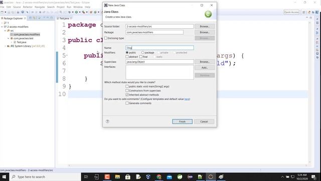 41 - OOP Part 05 - Modifiers In Java смотреть онлайн