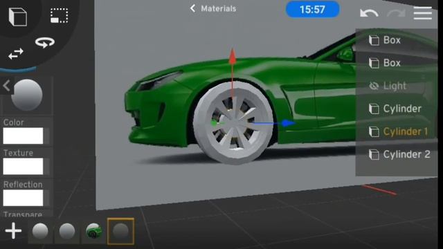 Modeling a Car Using a Mobile animation app - Prisma 3D смотреть онлайн