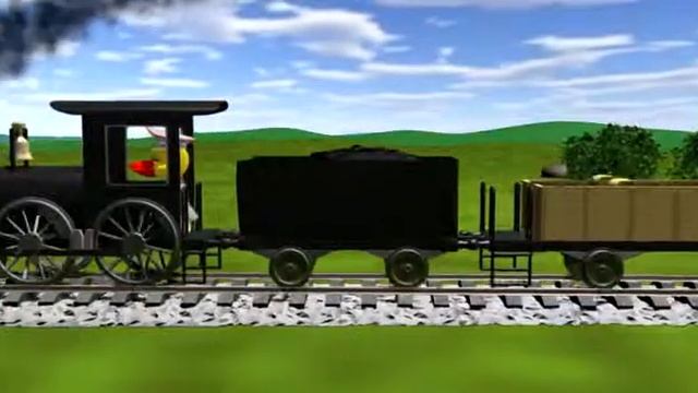 NEW 3D steam locomotive, train animation. RongisÃµit. Blender 2.4x 2015 смотреть онлайн
