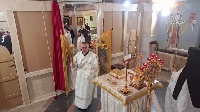 Всенощное бдение в храме МинДА (20 ноября 2023 г.)