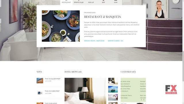 Hotel Booking WordPress Theme TMT Lambert Jirou смотреть онлайн