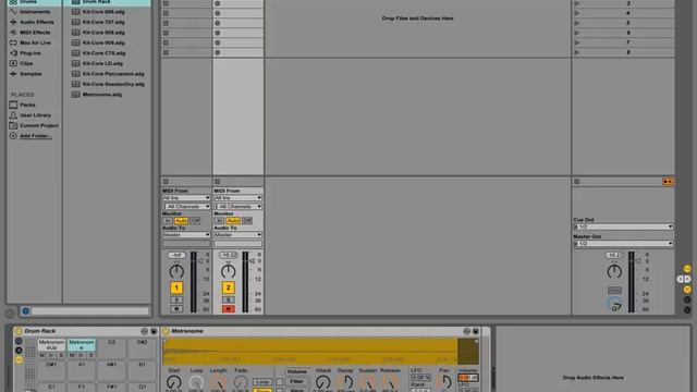 Ликбез по Ableton Live: Метроном для выступления смотреть онлайн