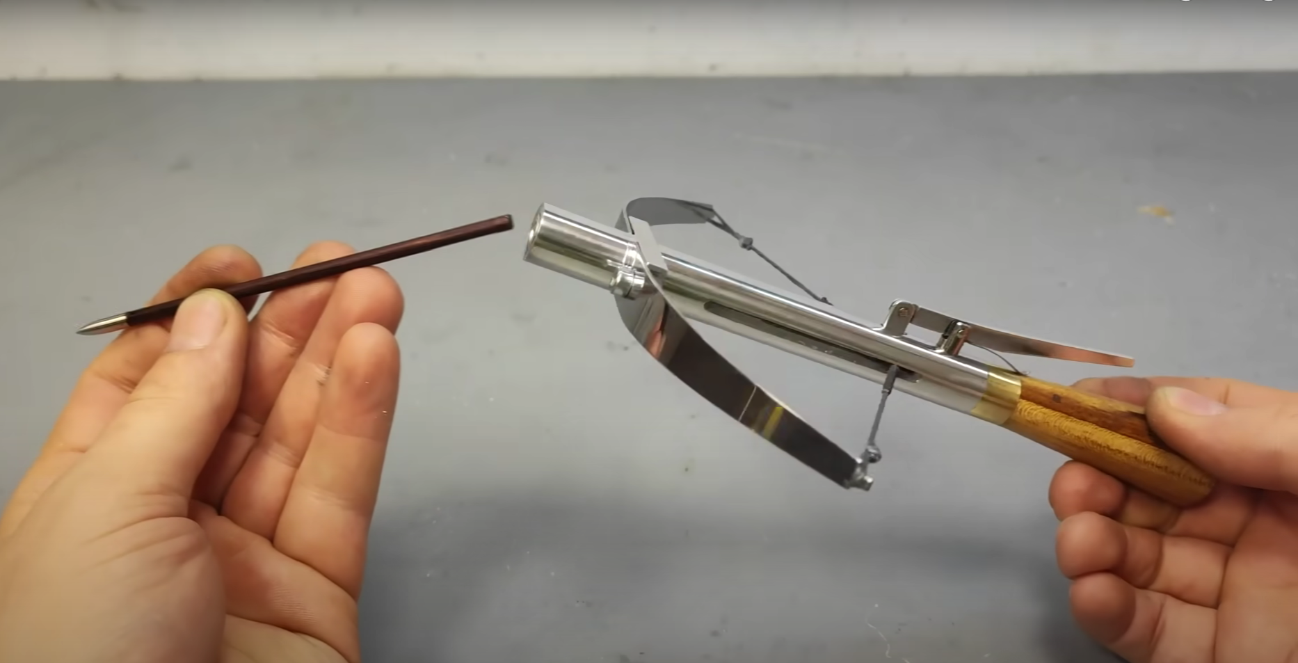 Самодельный арбалет. Процесс изготовления смотреть онлайн