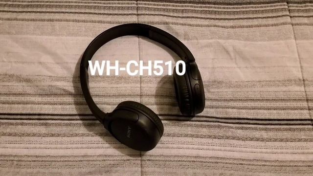 SONY WH-CH510 Bluetooth Headphones On The Ear Unboxing смотреть онлайн