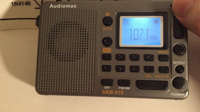 Audiomax SRW-810 AM FM Shortwave Radio All Band Reception Review