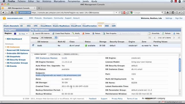 Creating an Oracle Database on Amazon RDS смотреть онлайн