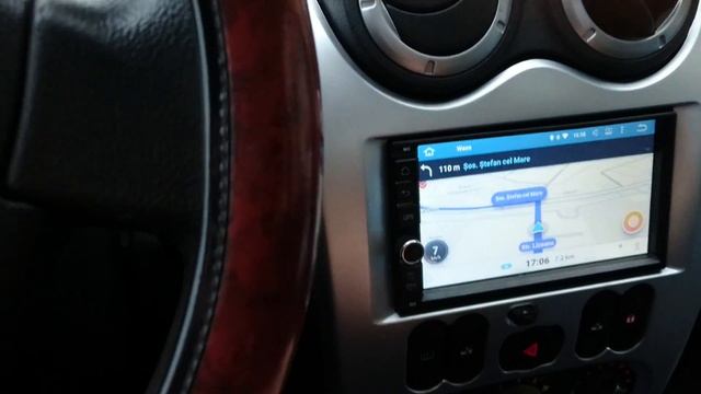 2 din android 5 head unit on dacia logan - quick tour, waze, radio, music player смотреть онлайн