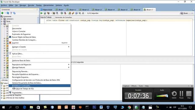 Base de datos floristeria en Oracle Developer 2016 смотреть онлайн