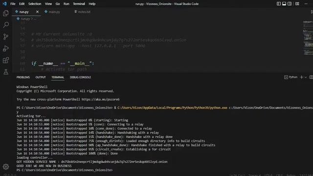 how to host onion sites using python and Fastapi смотреть онлайн